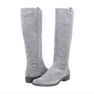 Calvin Klein Women's Taloria Knee High Boots Suede Grey - 5M